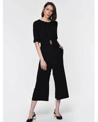 roman black jumpsuit