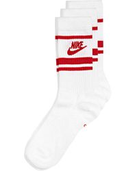 Red Nike Socks for Women | Lyst