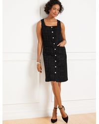Talbots - Metallic Textured Tweed Dress - Lyst