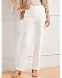 Talbots - Southampton Tailored Stretch Straight Leg Pants - Lyst