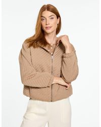 Talbots - Jacquard Bubble Jacket - Lyst