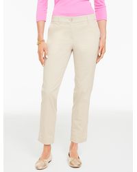 Talbots - Heritage Twill Perfect Crops Pants - Lyst