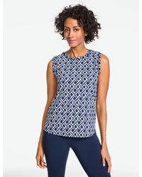 Talbots - Active Jersey Sleeveless Tank Top - Lyst