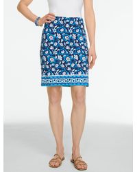 Talbots - Effortless Jersey A-line Skirt - Lyst