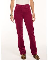 Talbots - Stretch Corduroy Straight Leg Pants - Lyst