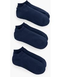 Talbots - 3-pack Ankle Socks - Lyst