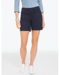 Talbots - Patch Pocket Twill Shorts - Lyst