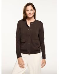 Talbots - Airknit Stretch Bomber Jacket - Lyst