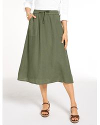 Talbots - Linen Fit & Flare Skirt - Lyst