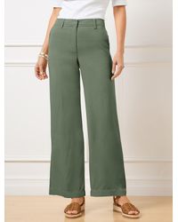 Talbots - Flowy Wide Ankle Pants - Lyst