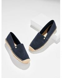 Talbots - Izzy Suede Nappa Espadrille Flats - Lyst
