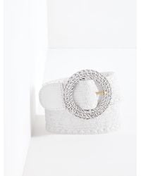 Talbots - Stretch Raffia Belt - Lyst