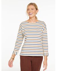 Talbots - Drop Shoulder Crewneck T-shirt - Lyst