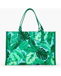 Talbots - Isle Fronds Canvas Tote - Lyst