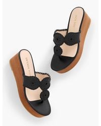 Jack Rogers - ® Kimberly Nappa Wedge Sandals - Lyst