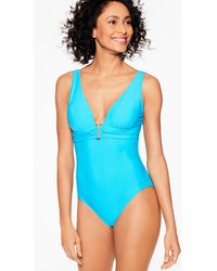 Aqua Club - V-neck One-piece Swimsuit - Lyst