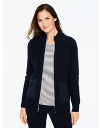 Talbots - Airknit Stretch Sweater Jacket - Lyst