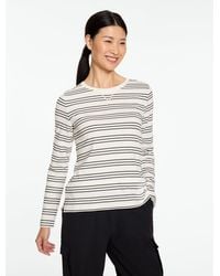 Talbots - Supersoft Jersey Long Sleeve Crewneck T-shirt - Lyst