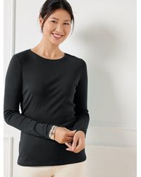 Talbots - Pima Crewneck T-shirt - Lyst