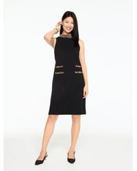 Talbots - Luxe Ponte Shift Dress - Lyst