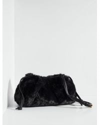 Talbots - Serena Faux Fur Clutch - Lyst