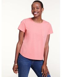 Talbots - Patch Pocket Short Sleeve T-shirt - Lyst