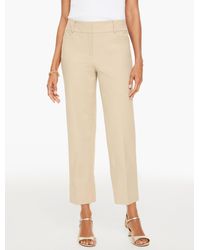 Talbots - Rachel Cotton Straight Leg Ankle Pants - Lyst