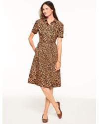 Talbots - Modern Poplin Shirtdress - Lyst