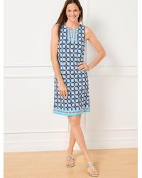 Talbots - Effortless Jersey Sleeveless Shift Dress - Lyst