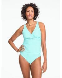 Aqua Club - Faux Wrap Tankini - Lyst