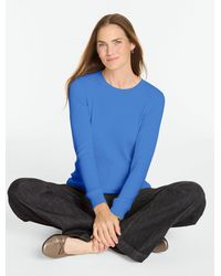 Talbots - Micro Cable Sweater - Lyst