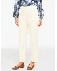 Talbots - Aiden Twill Straight Ankle Pants - Lyst