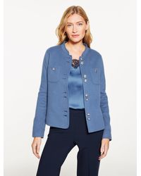Talbots - Double Face Wool Blend Jacket - Lyst