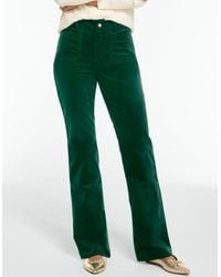 Talbots - Velveteen Patch Pocket Bootcut Pants - Lyst