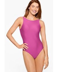Aqua Club - Boatneck One-piece Swimsuit - Lyst