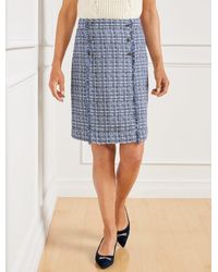 Talbots - Americana Tweed A-line Skirt - Lyst