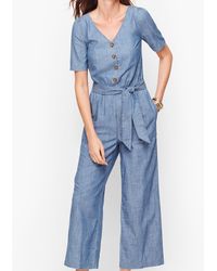 talbots black jumpsuit