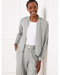 Talbots - Airknit Stretch Bomber Jacket - Lyst