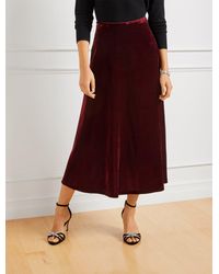 Velvet Skirts for Women | Lyst