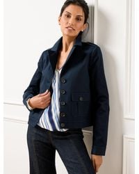Talbots - Twill Jacket - Lyst