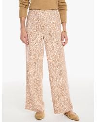 Talbots - Polished Crepe Wide Leg Pull-on Pants - Lyst
