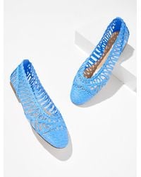 Talbots - Tana Woven Cord Raffia Ballet Flats - Lyst