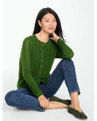 Talbots - Pointelle Charming Cardigan Sweater - Lyst