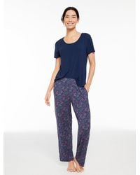 Talbots - X Soma Cool Nights Short Sleeve T-shirt & Pants Pajama Set - Lyst