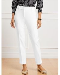 Talbots - Hampshire Lightweight Double Cloth Straight Ankle Pants - Lyst