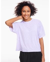 Talbots - Short Sleeve Crewneck T-shirt - Lyst