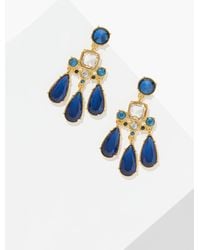 Talbots - Resplendent Cushion Drop Earrings - Lyst