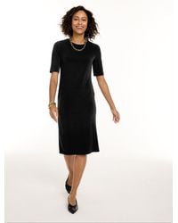 Talbots - Knit Kit Ruched Midi Dress - Lyst