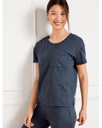 Talbots - Buttery Soft Easy Knit Patch Pocket T-shirt - Lyst