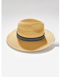 Talbots - Open Weave Straw Hat - Lyst
